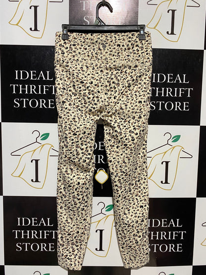 COTTON ON |M| WAIST 27| B10| WOMEN'S HIGH-WAISTED LEOPARD PRINT ACTIVEWEAR LEGGINGS