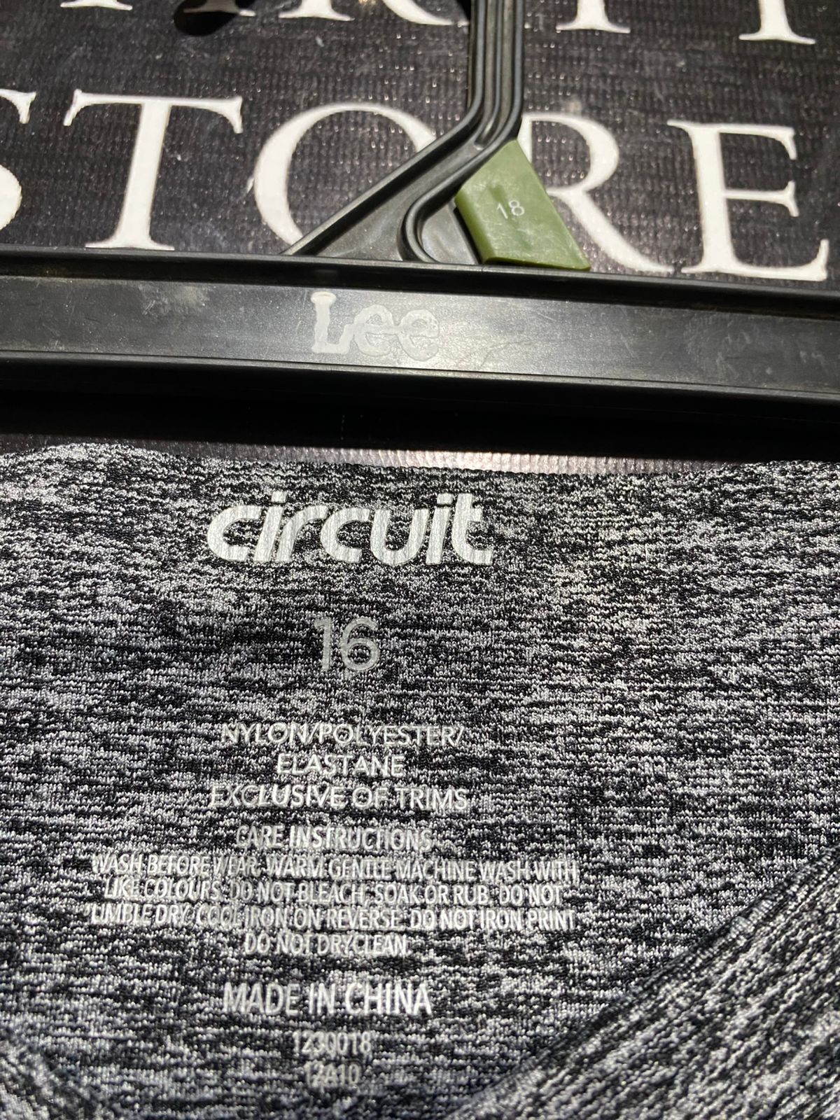 CIRCUIT |L| WAIST 30| B10| WOMEN'S HIGH-WAISTED SEAMLESS HEATHERED GREY TRAINING LEGGINGS