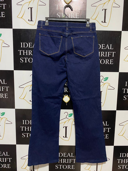 BOOTLEG |L| WAIST 30| B10| WOMEN'S MID-RISE BOOTCUT INDIGO DENIM JEANS