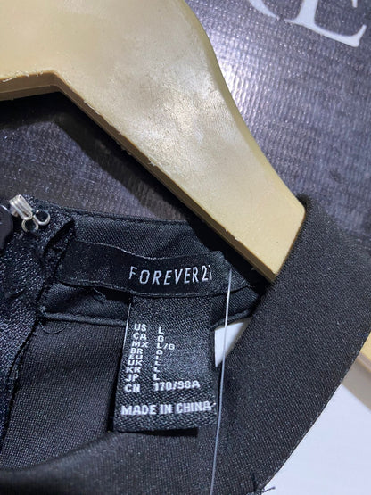 FOREVER |M| BUST 16| B10| WOMEN'S LACE-UP HALTER MINI BODYCON DRESS BLACK