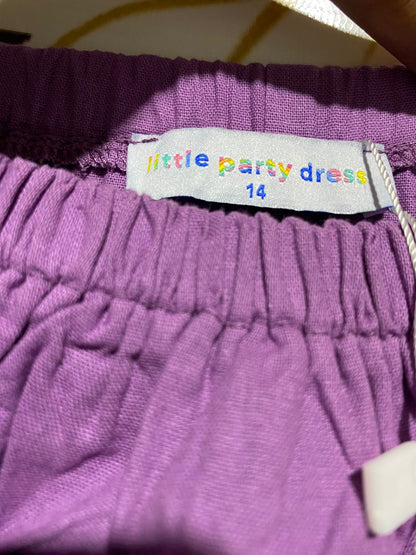 LITTLE PARTY DRESS |L| BUST 14| B10| WOMEN'S COLOR-BLOCK TIERED MIDI DRESS