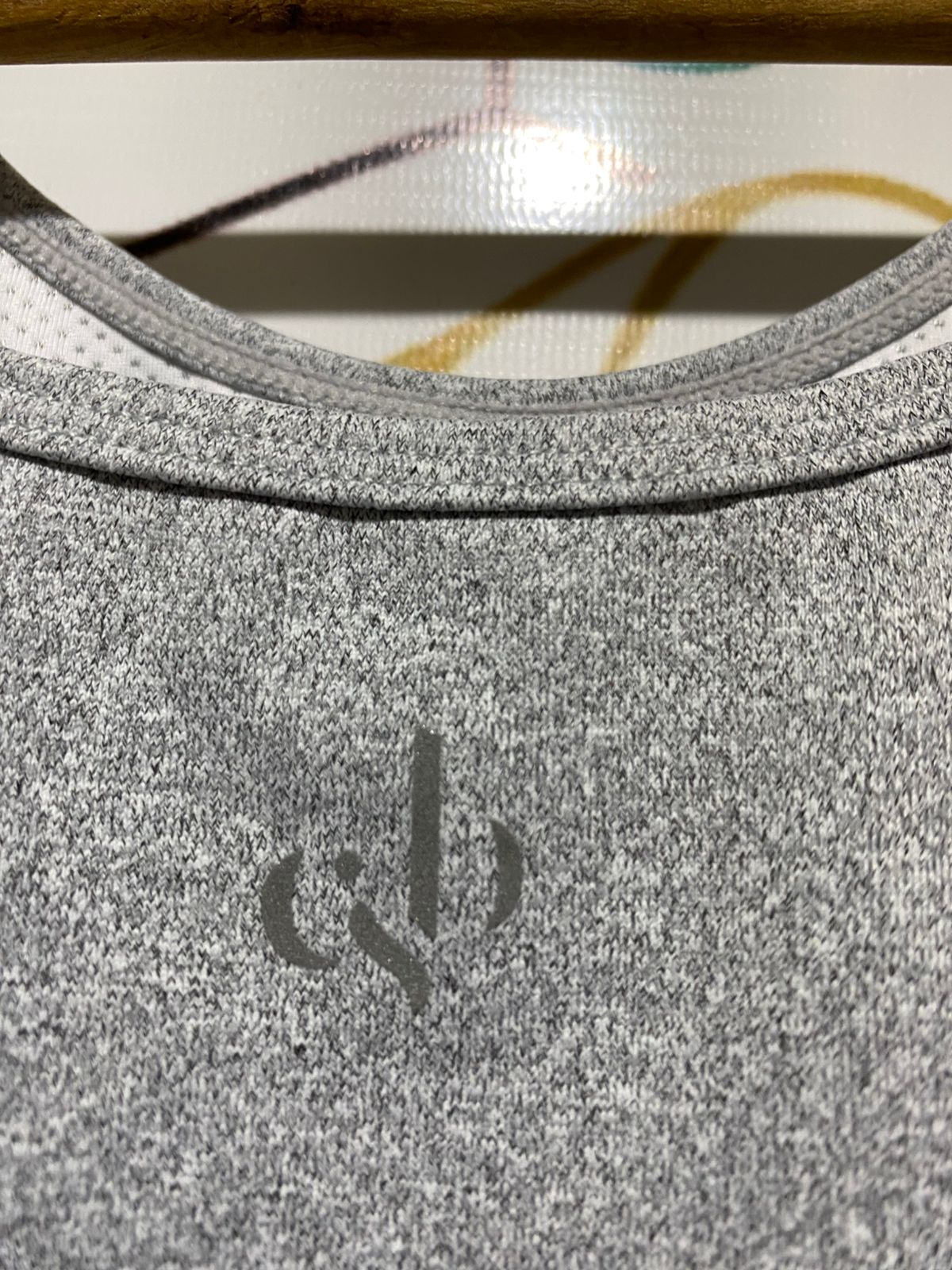 |M| BUST 15| B10| WOMEN'S SHIMMER METALLIC SILVER HALTER NECK CAMISOLE TOP