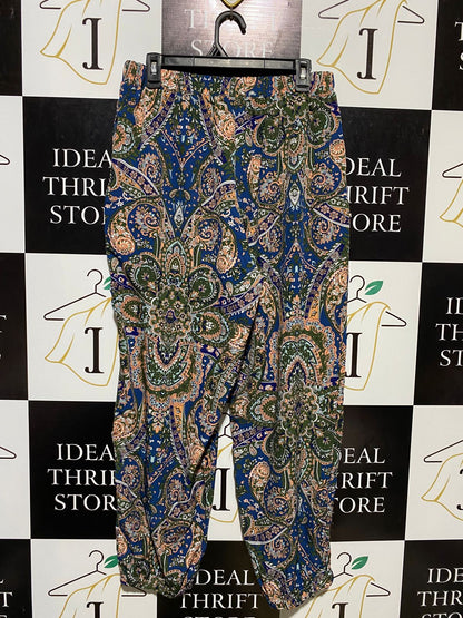 SHEIN |XL| WAIST 30| B11|  VIBRANT PAISLEY BOHO JOGGERS - RELAXED FIT BOHEMIAN TROUSERS