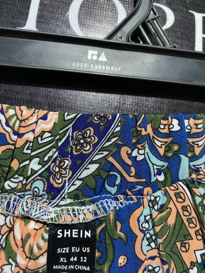 SHEIN |XL| WAIST 30| B11|  VIBRANT PAISLEY BOHO JOGGERS - RELAXED FIT BOHEMIAN TROUSERS