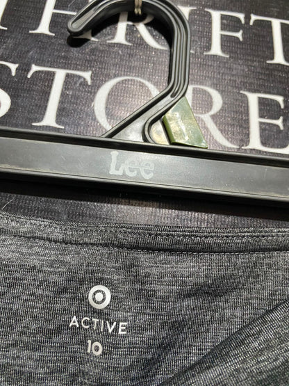 ACTIVE |S| WAIST 26| B11|  PREMIUM CHARCOAL HEATHER HIGH-RISE LEGGINGS WITH POCKETS