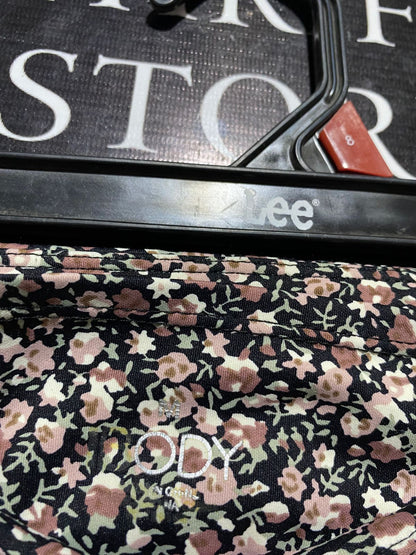 BODY |M| WAIST 27| B11|  VINTAGE DITSY FLORAL HIGH-RISE LEGGINGS - EARTH TONE ACTIVEWEAR