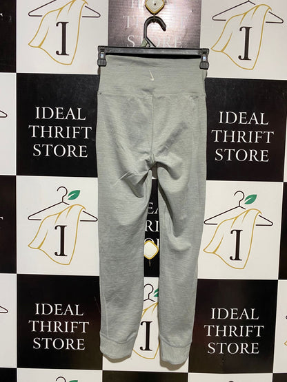 NIKE | S| WAIST 28| B 11| SAGE HEATHER CROSS-WAIST LEGGINGS - TULIP HEM ACTIVEWEAR