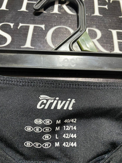 CRIVIT | M| WAIST 30 | B11| ESSENTIAL JET BLACK HIGH-RISE ACTIVE LEGGINGS