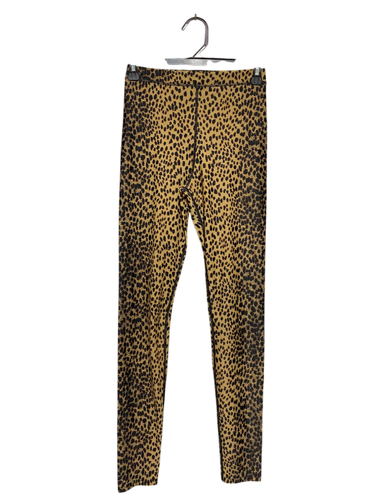 H&M |S| WAIST 24| B11| BOLD LEOPARD PRINT HIGH-WAISTED STRETCH LEGGINGS