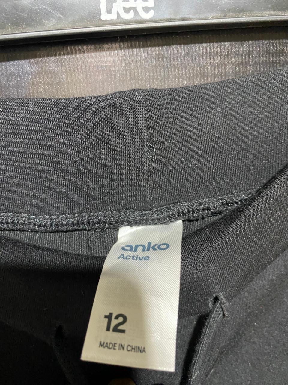 ANKO |M| WAIST 28| B11| VERSATILE BLACK WIDE-LEG LOUNGE PANTS WITH DRAWSTRING