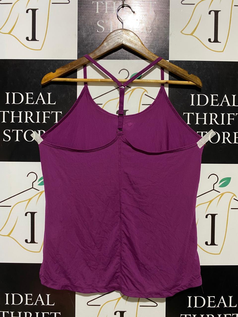 NIKE |L| BUST 18| B11|  WOMEN'S TRAINING TANK TOP - PLUM PURPLE219