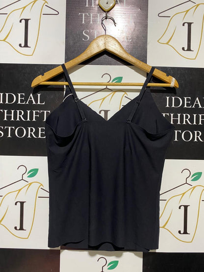 ARTDEAR |L| BUST 17| B11|  WOMEN'S PADDED CAMISOLE - SLEEK BLACK