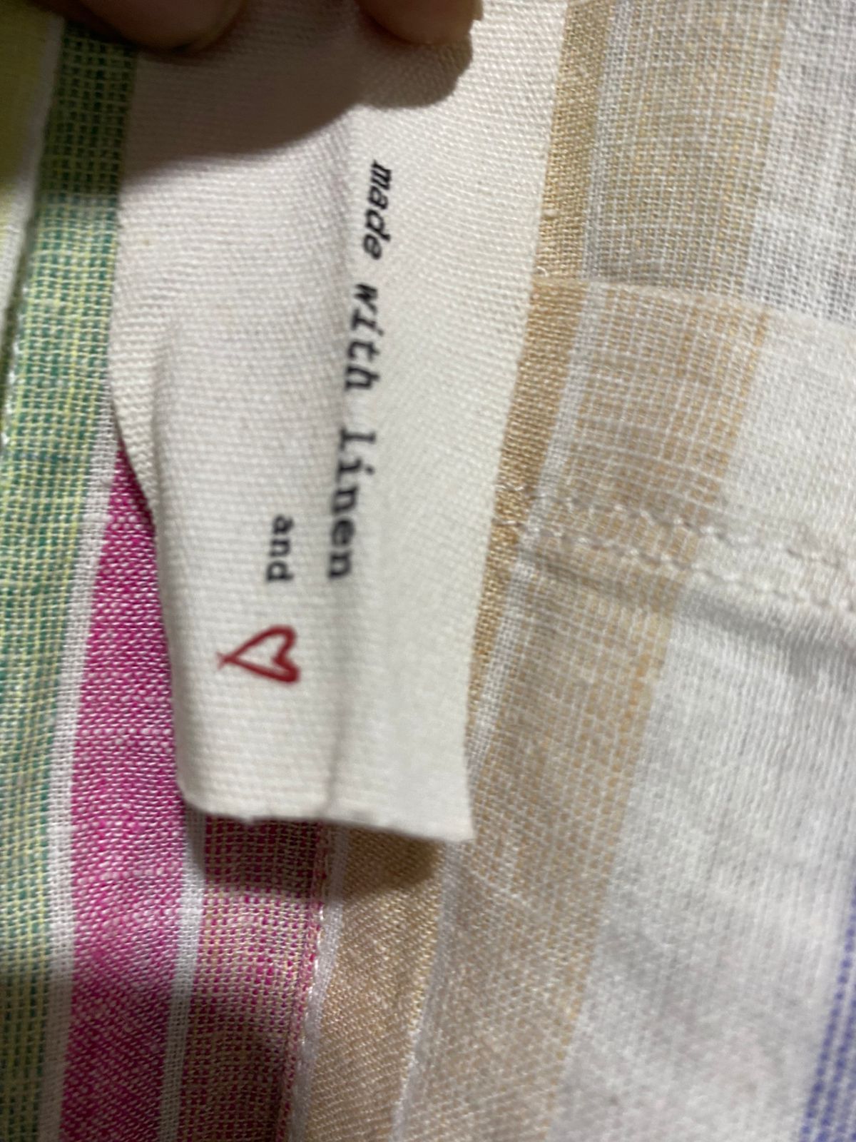 BEACH LUNCH LOUNGE |S| BUST FREE | B11|  MULTICOLOR STRIPED SHORT SLEEVE BUTTON-UP SHIRT