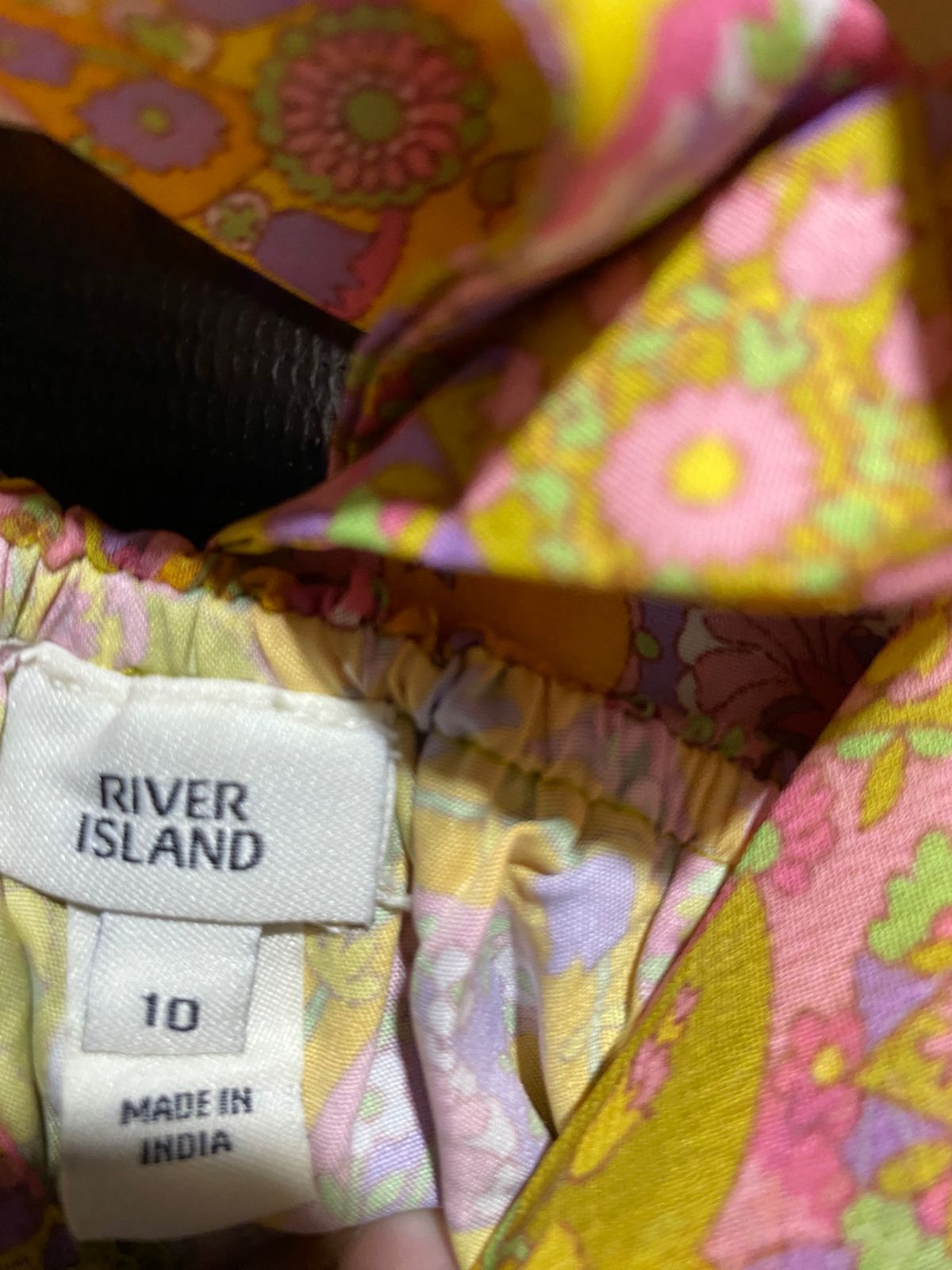 RIVER ISLAND |M| BUST 17| B13| WOMEN’S VIBRANT PAISLEY PRINT MAXI DRESS