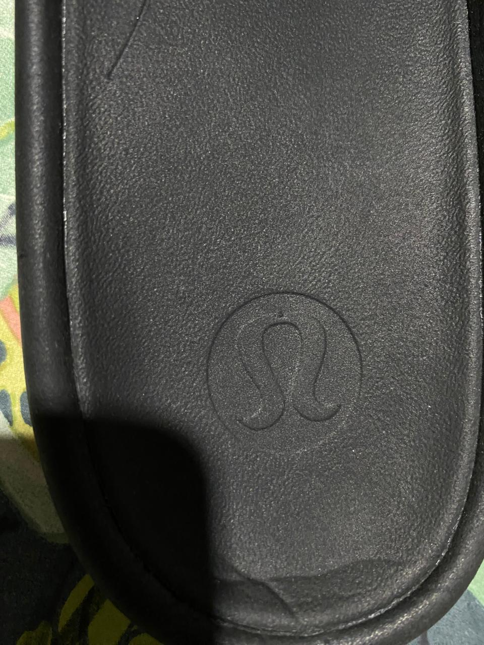 LULULEMON |NO 9| RESTFEEL SLIDES – BLACK ON BLACK – PREMIUM COMFORT ATHLETIC SANDALS
