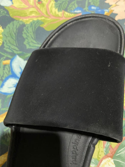 LULULEMON |NO 9| RESTFEEL SLIDES – BLACK ON BLACK – PREMIUM COMFORT ATHLETIC SANDALS