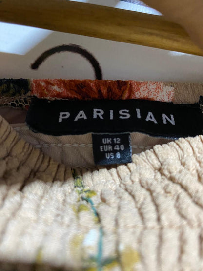 PARISIAN |M| BUST 14| B13| WOMEN’S FLORAL SMOCKED OFF-SHOULDER HIGH-LOW DRESS
