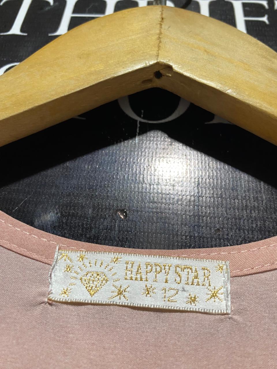 HAPPY STAR |M| BUST 16| B13| WOMEN’S DUSTY ROSE BOHO EMBROIDERED MAXI DRESS