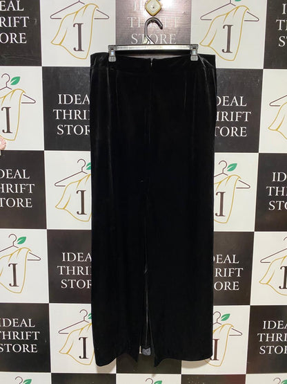 NEXT | XL| WAIST 34| B13| PREMIUM BLACK VELVET MAXI SKIRT FOR WOMEN