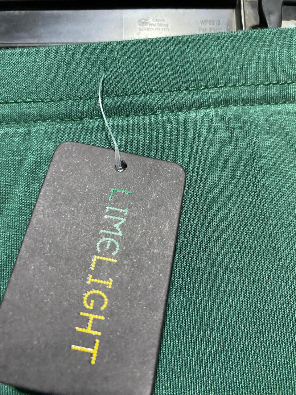 LIME LIGHT |S| WAIST 24| B13| BOTTLE GREEN STRETCHABLE COTTON TIGHTS / LEGGINGS FOR WOMEN