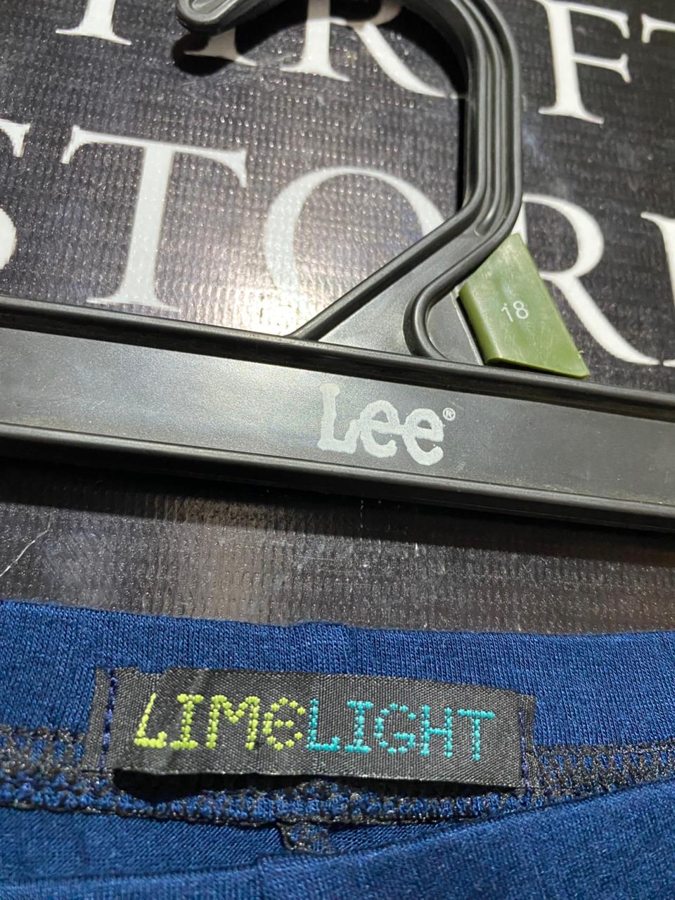 LIME LIGHT | S| WAIST 24| B13| NAVY BLUE STRETCHABLE COTTON TIGHTS / LEGGINGS FOR WOMEN