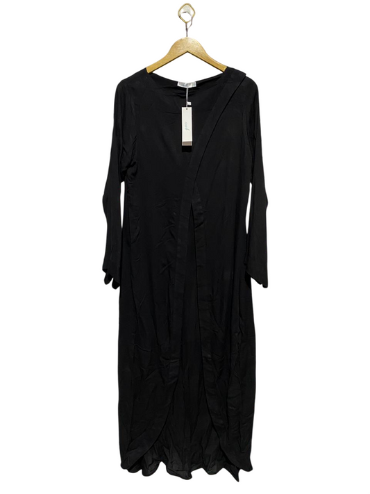 AAB |L| BUST 22| B14| LUXURY BLACK MODEST MAXI ABAYA DRESS