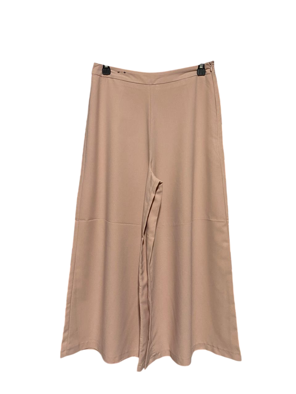 NEW LOOK |M| WAIST 28| B14| ELEGANT NUDE BEIGE HIGH-WAIST WIDE-LEG PALAZZO PANTS