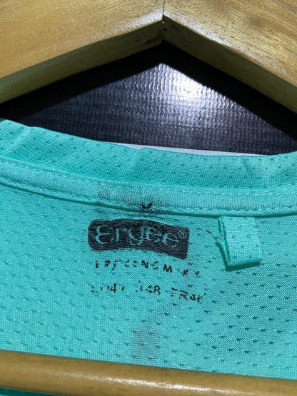 ERGEE |L| BUST 21| B14| MINT GREEN PERFORMANCE V-NECK SPORTS T-SHIRT