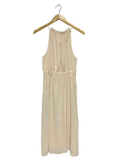 H&M |M| BUST 18| B15| ELEGANT CREAM HALTER NECK MIDI DRESS