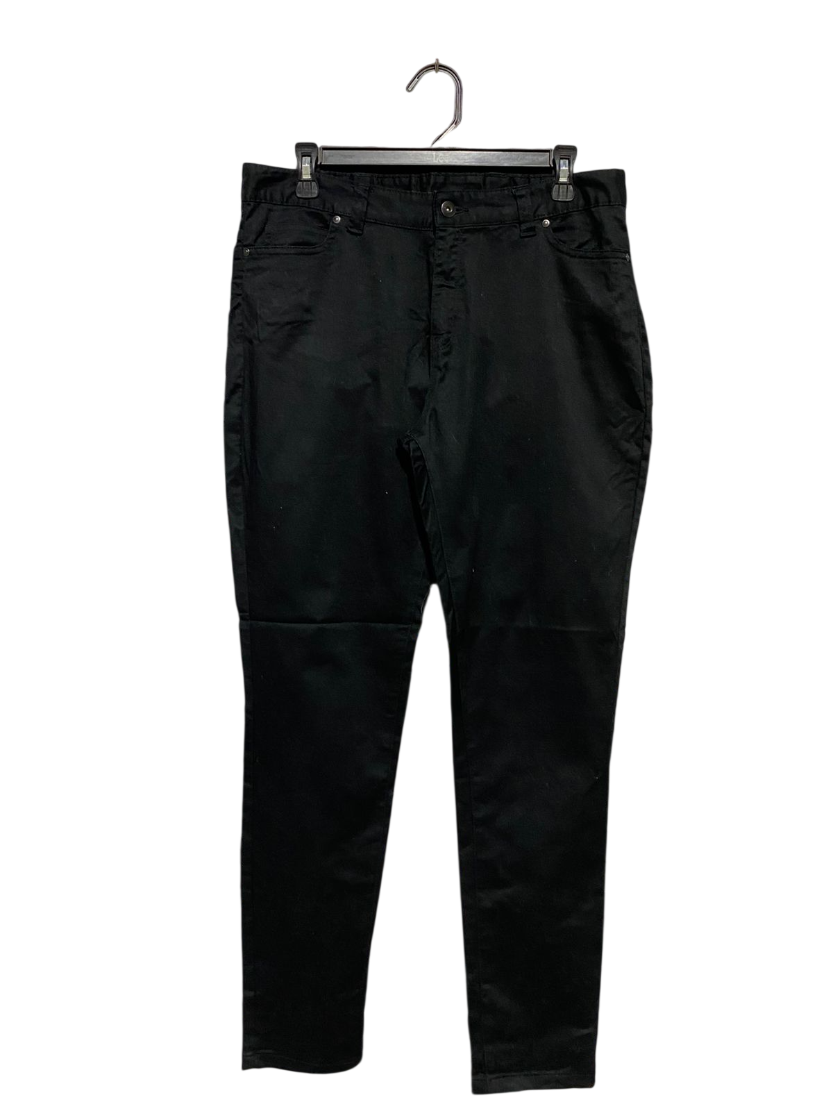 PREMIER |XL| WAIST 34| B15| CLASSIC SLIM FIT BLACK CHINOS – VERSATILE SMART CASUAL TROUSERS