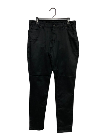 PREMIER |XL| WAIST 34| B15| CLASSIC SLIM FIT BLACK CHINOS – VERSATILE SMART CASUAL TROUSERS