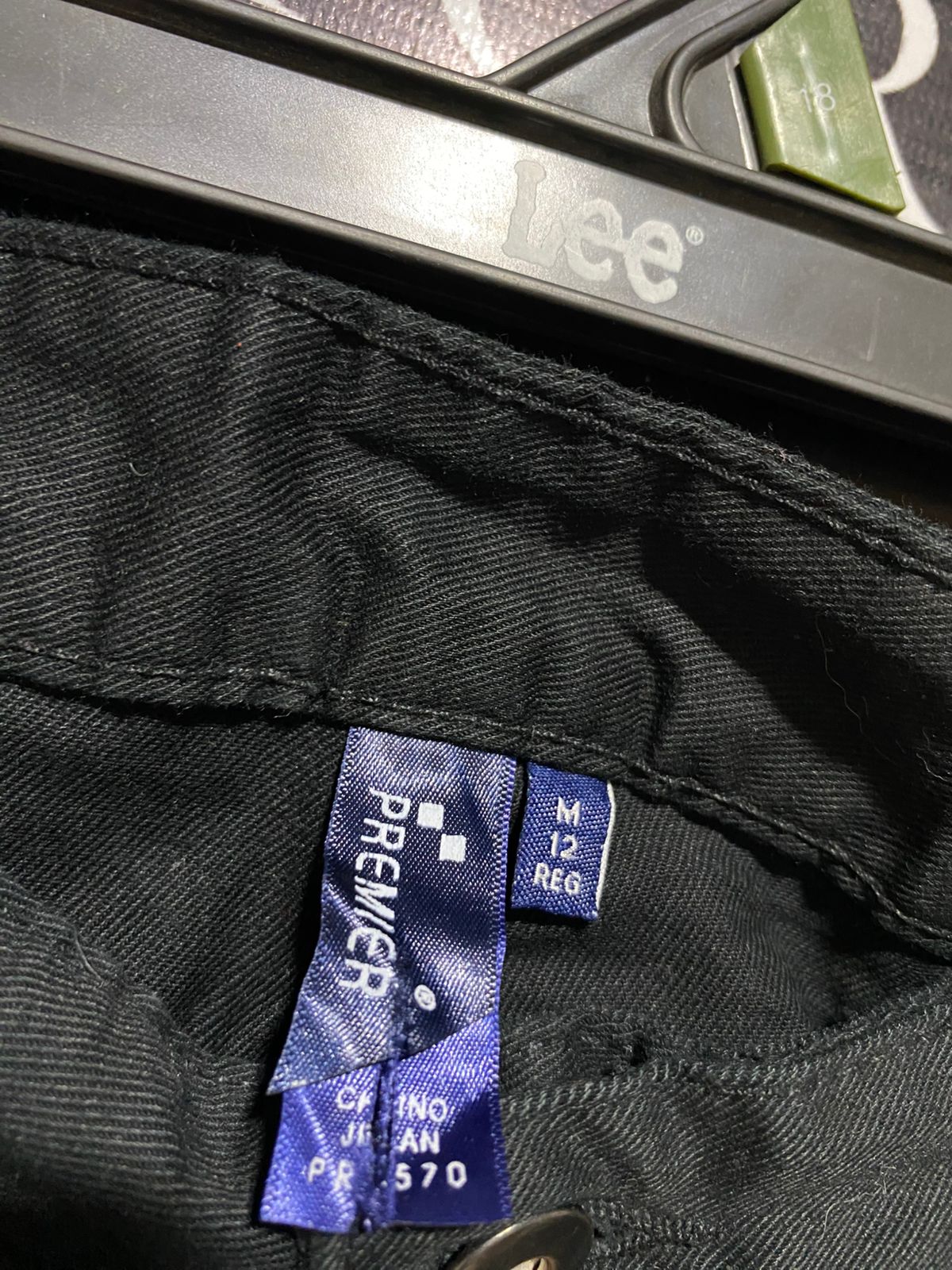 PREMIER |XL| WAIST 34| B15| CLASSIC SLIM FIT BLACK CHINOS – VERSATILE SMART CASUAL TROUSERS