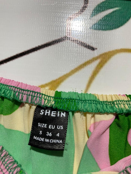 SHEIN |S| BUST 15| B16| VIBRANT TROPICAL ABSTRACT CUT-OUT MAXI DRESS