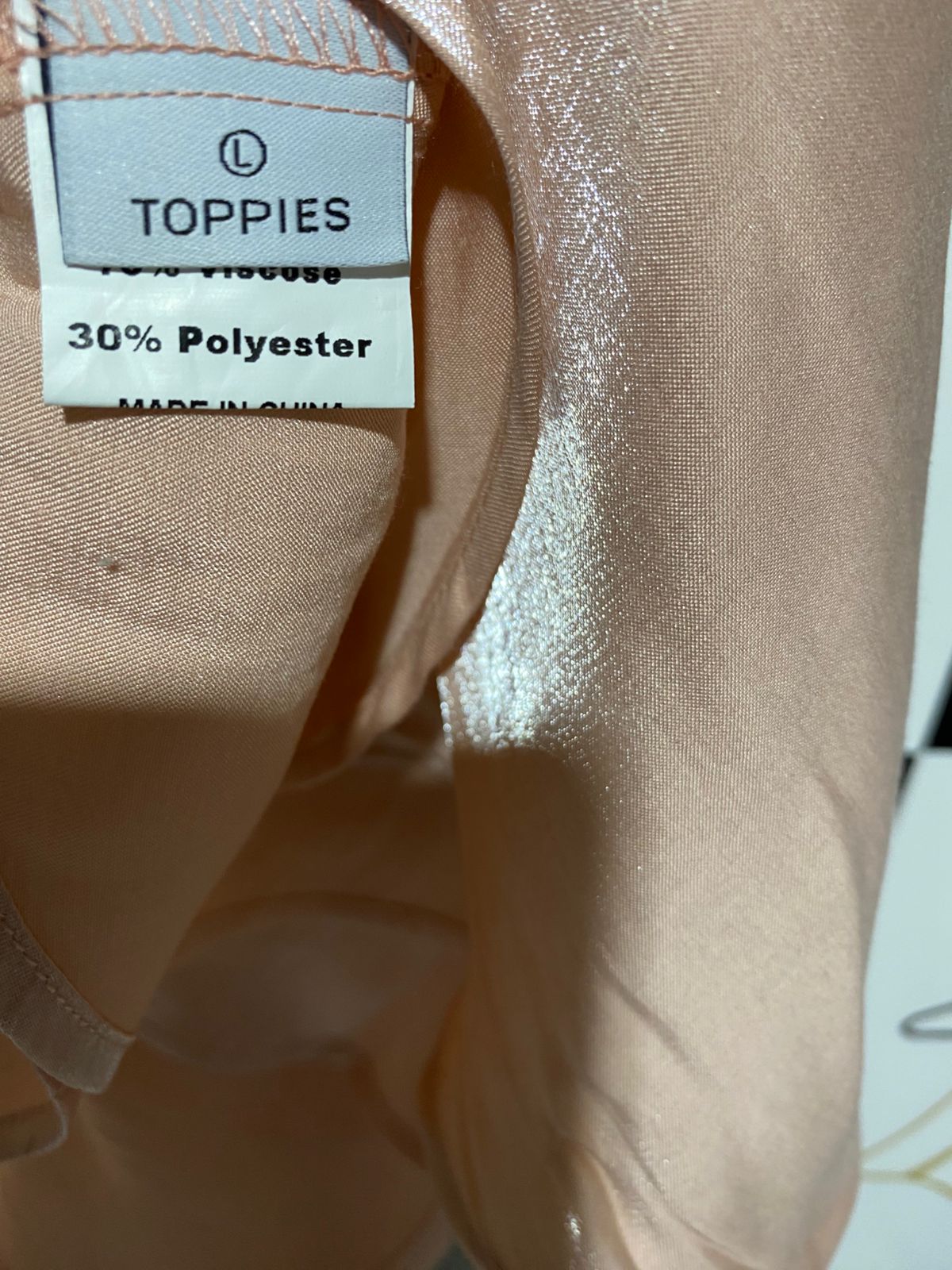 TOPPIES |L| B15| LUXURIOUS ROSE GOLD SHIMMER TWO-PIECE MODEST SET