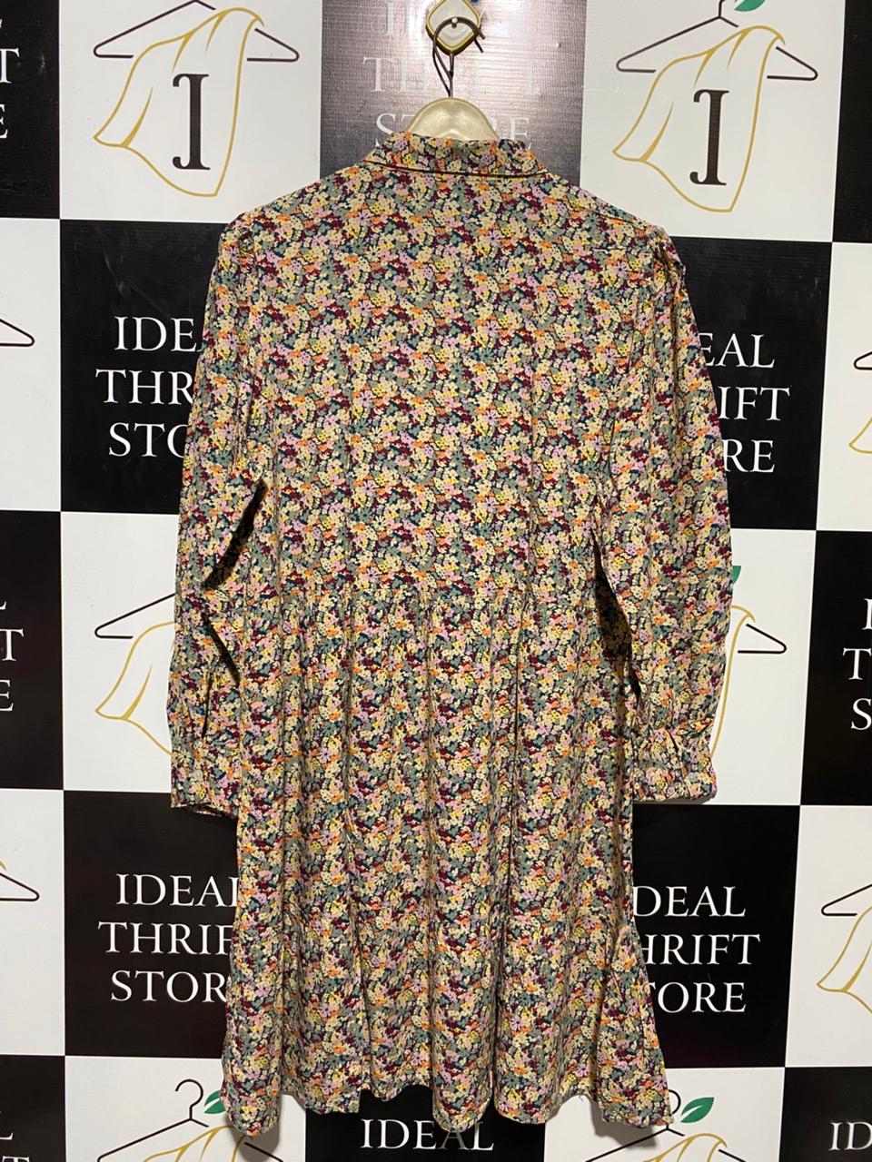 TU WOMAN |L| BUST 21| B15| SANDSTONE UTILITY SHIRT DRESS