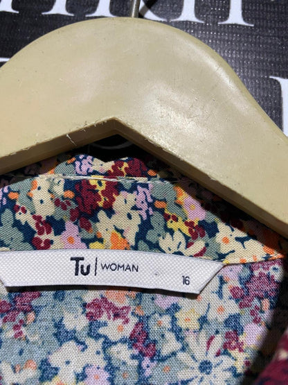 TU WOMAN |L| BUST 21| B15| SANDSTONE UTILITY SHIRT DRESS
