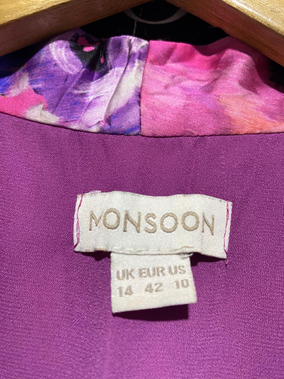 MONSOON |M| BUST 18| B15| VIBRANT FLORAL & ANIMAL PRINT MAXI DRESS