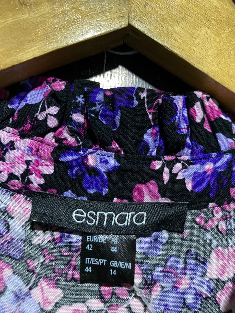 ESMARA |XL| BUST 22| B17| FLORAL TUNIC DRESS WITH RUFFLE HEM