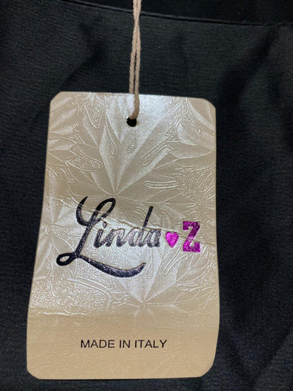 LINDAZ |XL| BUST 22| B16| ELEGANT JET BLACK SATIN LONG SLEEVE MAXI DRESS