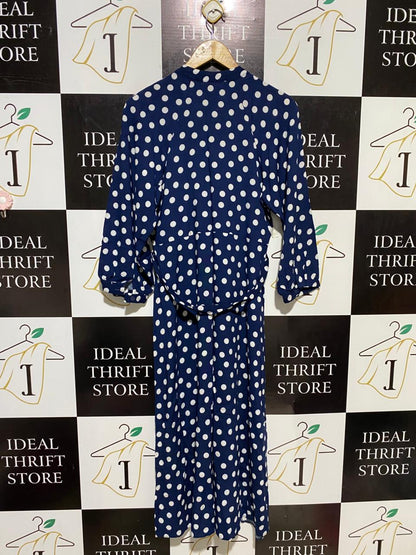PRIMARK CARES |M| BUST 16| B16| BOLD FUCHSIA PINK LEOPARD PRINT MIDI DRESS