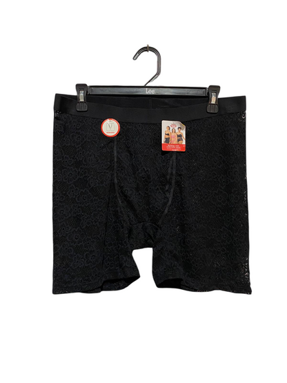 PARADE |L| WAIST 32| B17| BLACK FLORAL LACE BOXER BRIEF FOR WOMEN