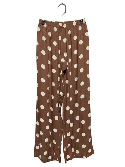 |S| WAIST 26| B17| POLKA DOT WIDE-LEG PALAZZO TROUSERS