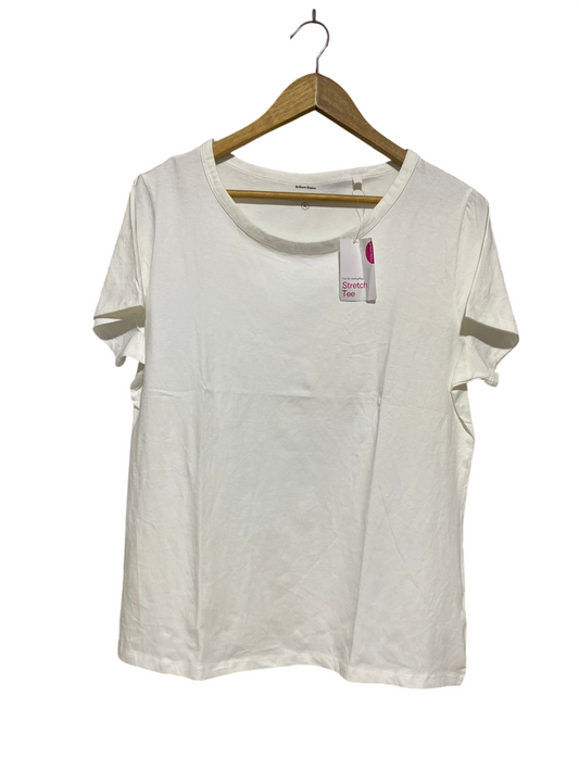 BRILLIANT BASICS |XL| BUST 20| B17| WOMEN’S ESSENTIAL COTTON STRETCH TEE