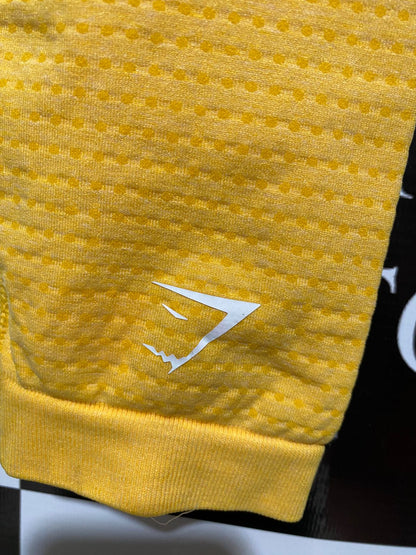 GYM SHARK |XS| WAIST 24| B17| WOMEN’S VITAL SEAMLESS 2.0 HIGH-WAISTED LEGGINGS - BRIGHT YELLOW
