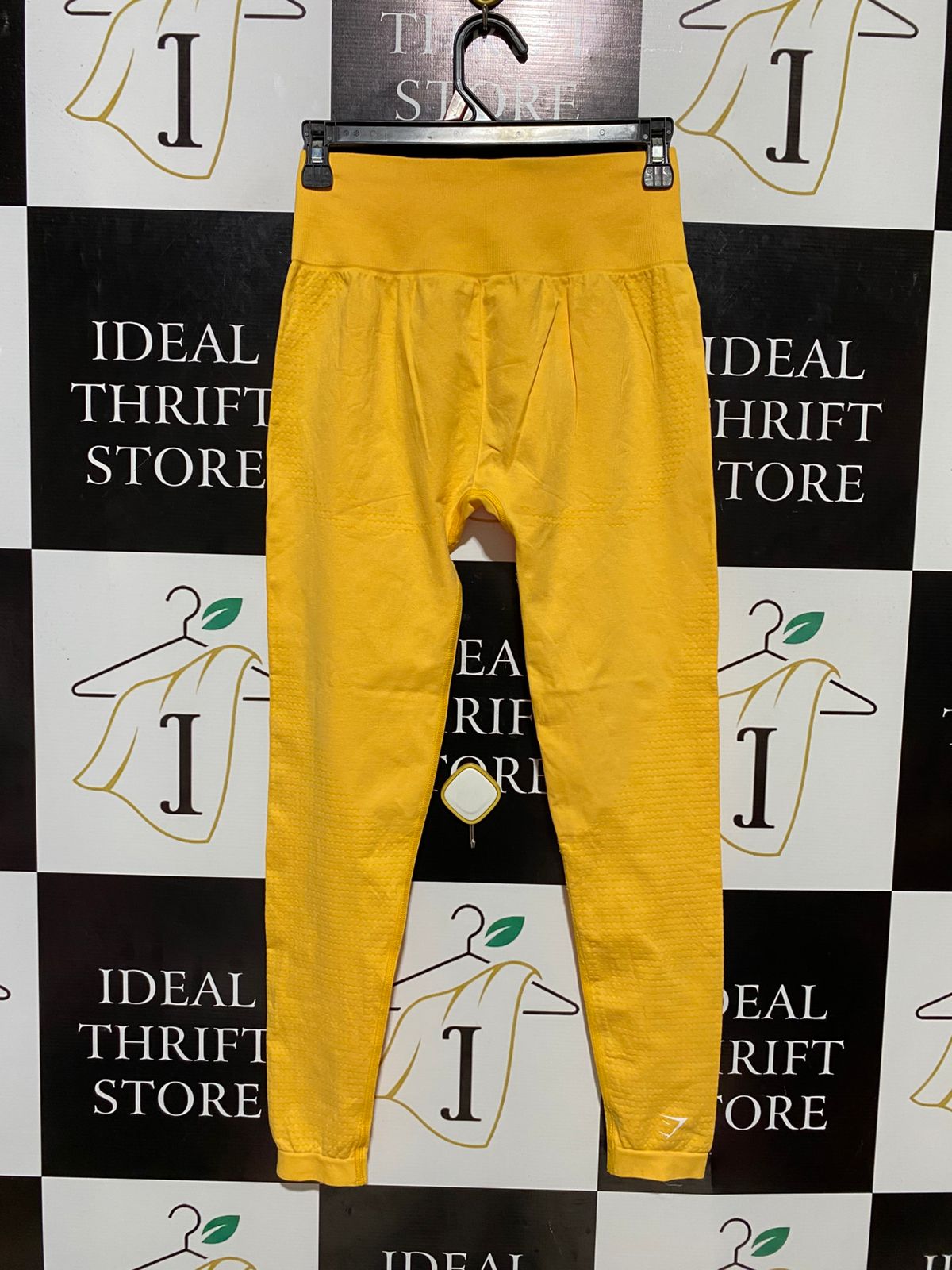 GYM SHARK |XS| WAIST 24| B17| WOMEN’S VITAL SEAMLESS 2.0 HIGH-WAISTED LEGGINGS - BRIGHT YELLOW