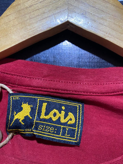 LOIS |L| BUST 19| B17| VINTAGE LOGO T-SHIRT | CLASSIC RED HERITAGE TEE