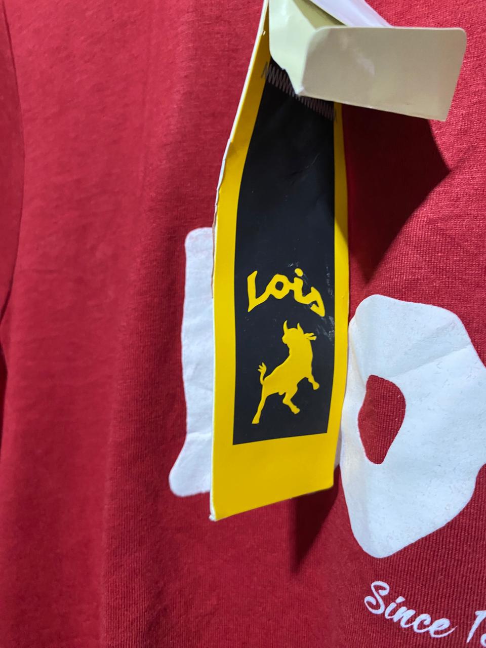 LOIS |L| BUST 19| B17| VINTAGE LOGO T-SHIRT | CLASSIC RED HERITAGE TEE