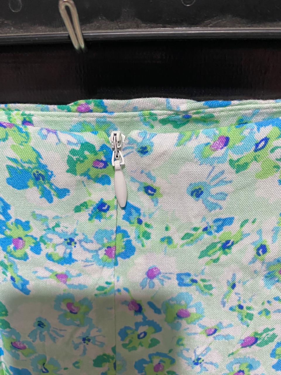 PRIMARK CARES |S| BUST 15| B17| FLORAL V-NECK CROP TOP & MIDI SKIRT CO-ORD SET