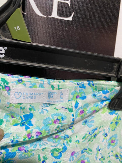 PRIMARK CARES |S| BUST 15| B17| FLORAL V-NECK CROP TOP & MIDI SKIRT CO-ORD SET