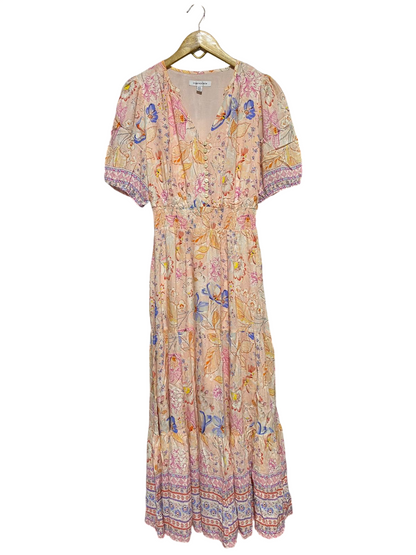 FOREVER NEW ||M| BUST 17| B17| FLORAL BOHO TIERED MAXI DRESS